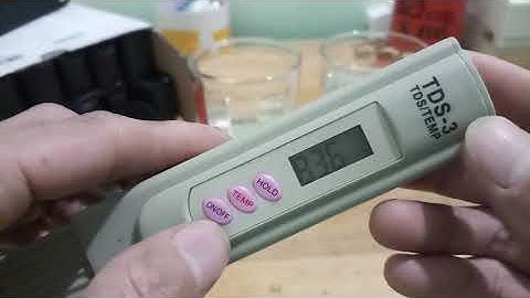 Cách sử dụng Bút thử nước TDS, Sử dụng Bút thử nước TDS đo chất lượng nước lọc R.O