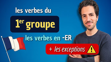 👉 Les verbes du premier groupe en français (Explications + ⚠️Exceptions + QUIZ)