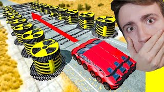 100 OSTRÝCH ŘETĚZŮ VS AUTO ! (Crash-Test Simulator)