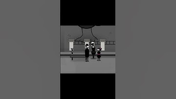 Willow protected by awesome and lovely Tall Lady Victoria  at the bus stop #gamedev