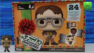 The Office Funko Pocket Pop Advent Calendar Unboxing Figure Review