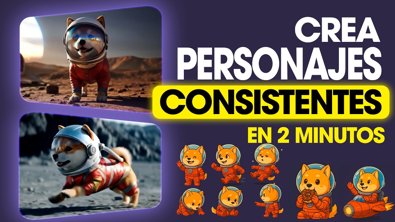 Cómo Crear PERSONAJES CONSISTENTES con IA (GRATIS) - YouTube