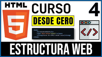 Estructura Básica de una Página Web | Estructura HTML | Curso HTML5 # 4