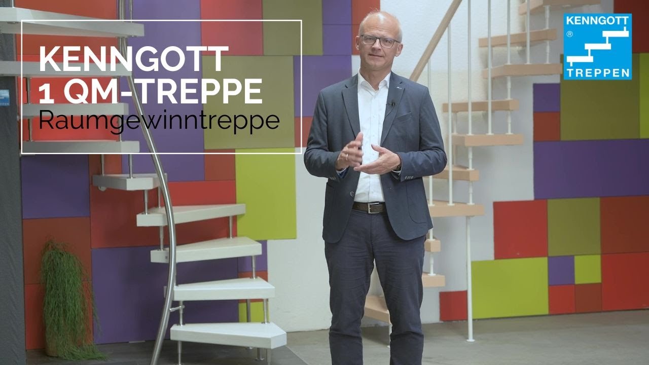 Kenngott 1qm-Treppe – sichere Raumspartreppe bei wenig Platz
