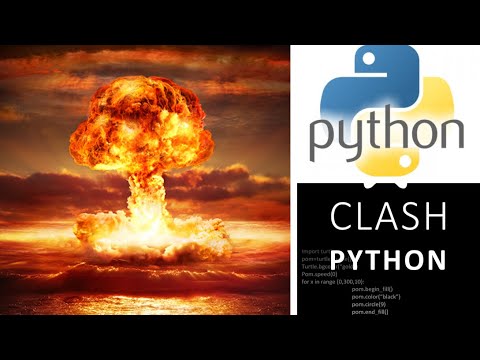 python animation with explosion