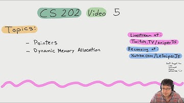 CS 202 1001 Computer Science II: Summer III 2020 Video 5 Livestream