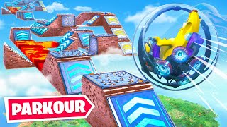 Impossible *New* Fortnite Baller Obstacle Course! (Hamster Ball Parkour Challenge)