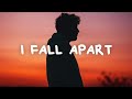 Inside i fall apart  playlist with lyrics