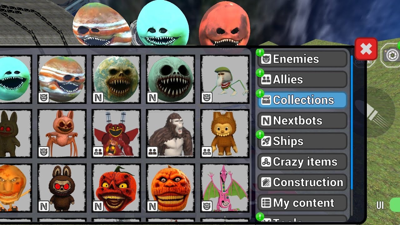 Sandbox in space updated new 3.1.64 mars saturn venus uranus wakes up monster 😱 chasing nextbots 🔥