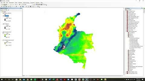 Balance hídrico en ArcMap