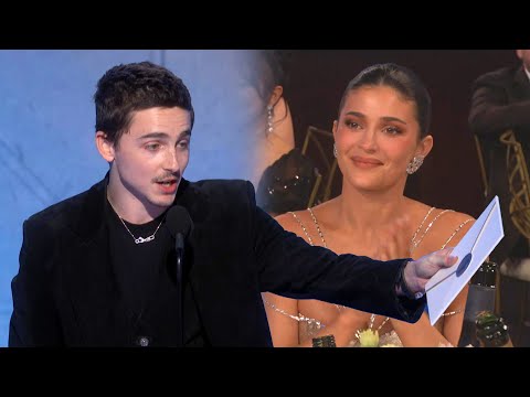 Video Golden Globes: Timothée Chalamet Shouts Out LOVE Kylie Jenner During Speech
