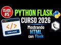 Clase #5 🔥 Mostrando HTML con Flask | Desarrollo Web con Python y Flask 🐍