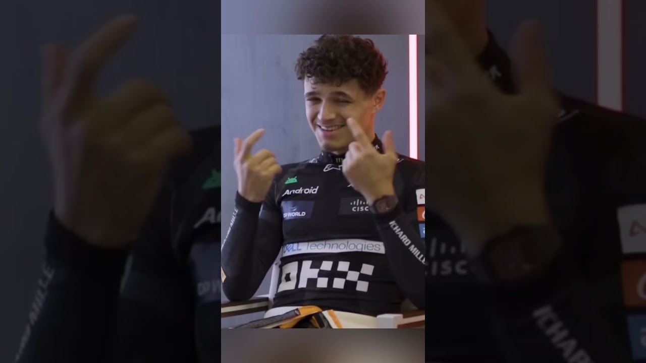 Lando Norris funniest moments for 1 minute and 7 seconds😂😂😂#landonorris #oscarpiastri #carlossainz