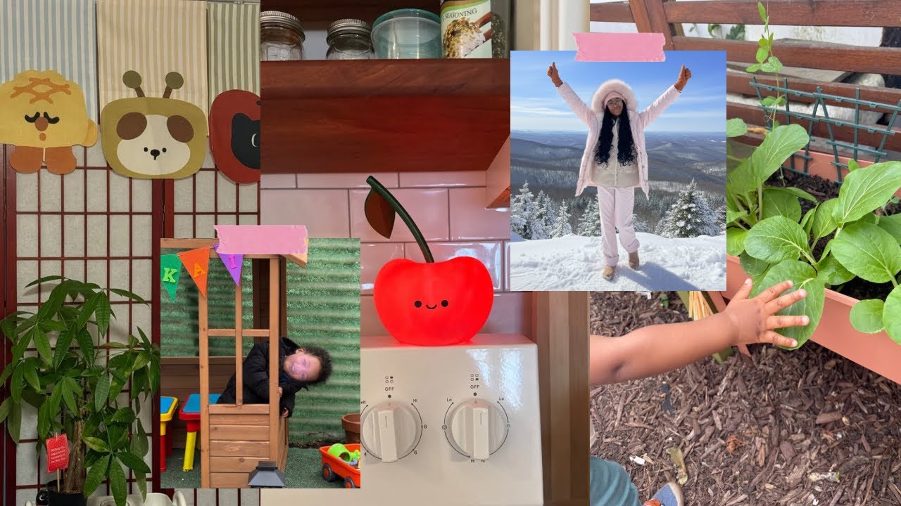 preparing my tiny backyard for spring & a cute trip to the mountains! ♡ cozy vlog