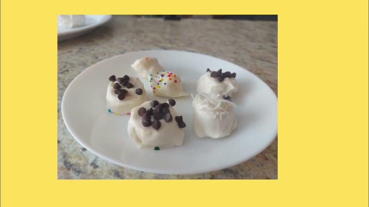 Frozen Yogurt Banana Bites YouTube