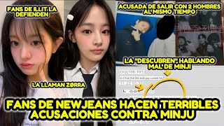 FANS DE NEW JEANS "DESCUBREN" A MINJU HABLANDO MAL DE MINJI + LA ACUSAN DE SALIR CON 2 HOMBRES Y MAS