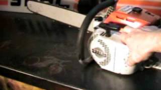 The chainsaw guy shop talk Stihl 041 Farmboss chainsaw 12 2.AVI