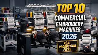 Best Embroidery Machines for Scaling Production in 2026