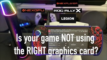 How To Fix iGPU and eGPU Allocation On Your Handheld PC