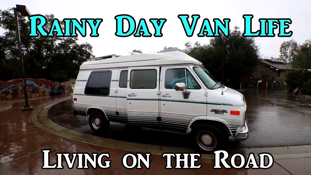 Rainy Day Van Life Living on the Road YouTube