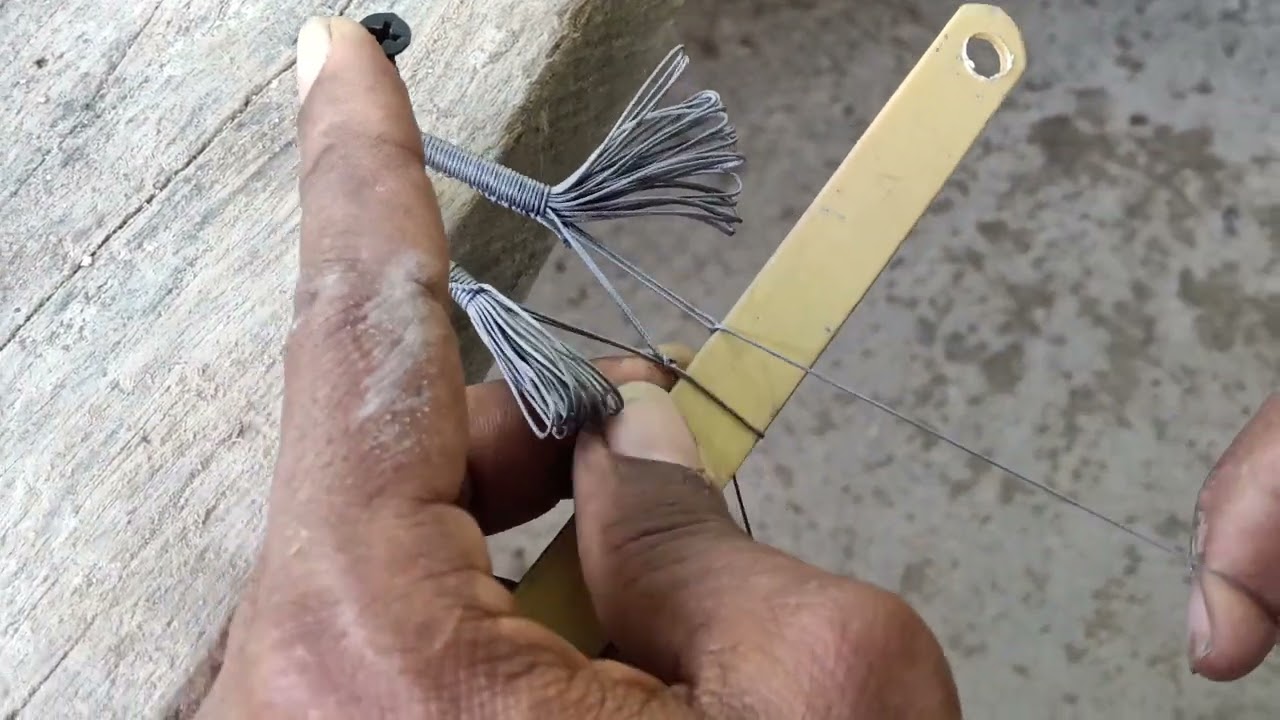 así se hace atarraya carnadera