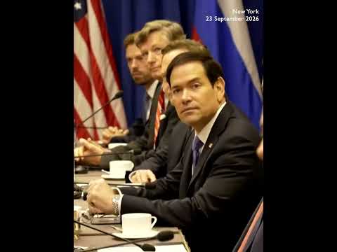 Rubio meets Russian foreign minister on sidelines of UN General Assembly in New York