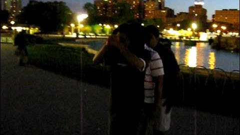 Lambda Theta Phi, Alpha Omega Chapter salute in Chicago