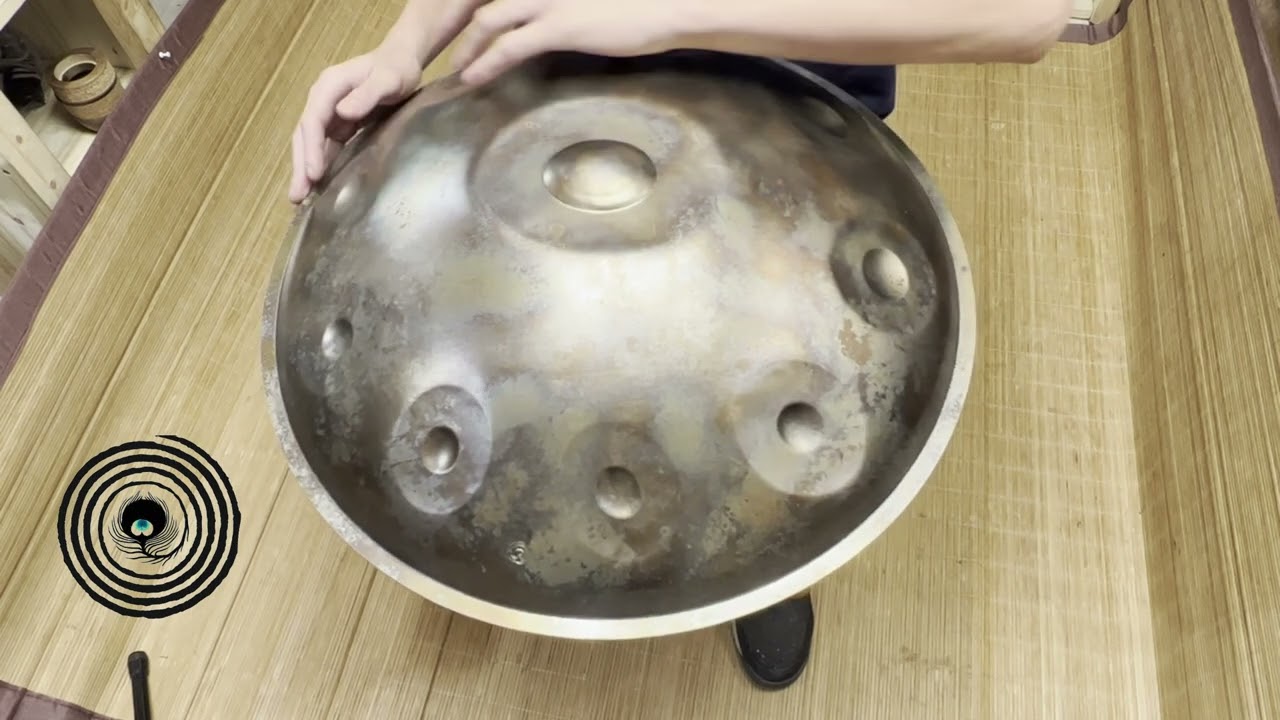 Mayura Handpan F# Romanian hijaz 12 F# (Ab A) B C# D F F# Ab A B C#