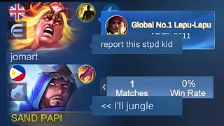 PRANK NUB KHALEED JUNGLE IN RANK!!(Then showing my real skills💀)