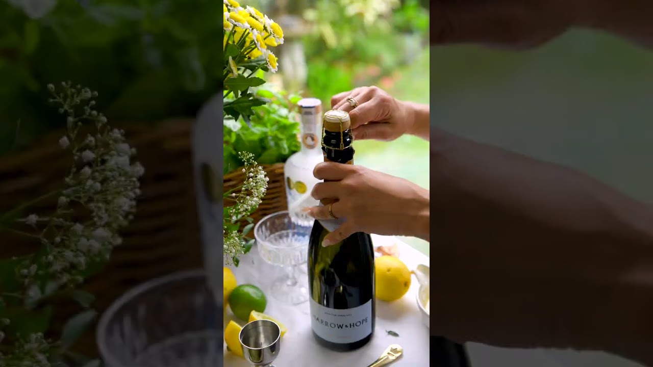 Cocktail Hour: English Garden Fizz with Harrow & Hope English Sparkling Wine