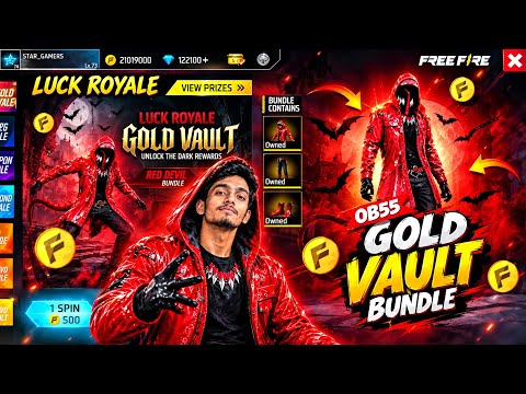 🔥 Next Gold Vault Royale Bundle In Telugu 😱 | Naruto Special Gold Royale Free Fire |New Evo Awm Skin