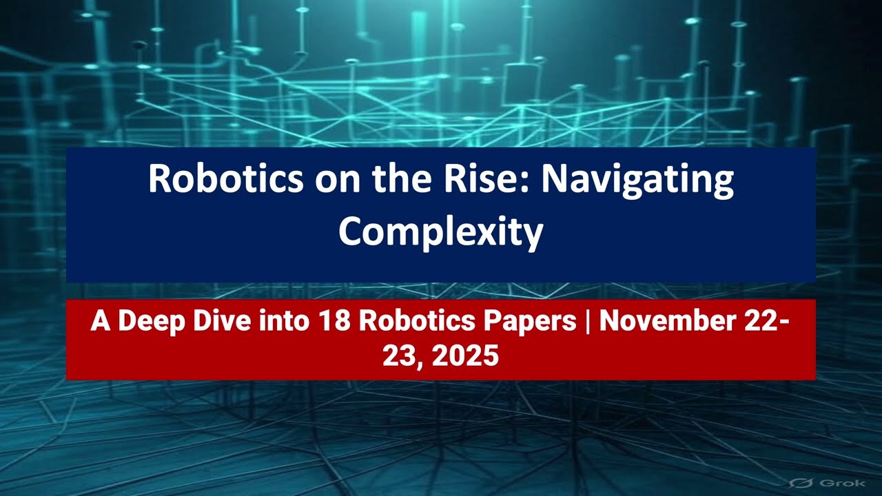 Robotics Advancements: Safe Navigation, Delicate Assembly & More | AI Frontiers Nov 2025
