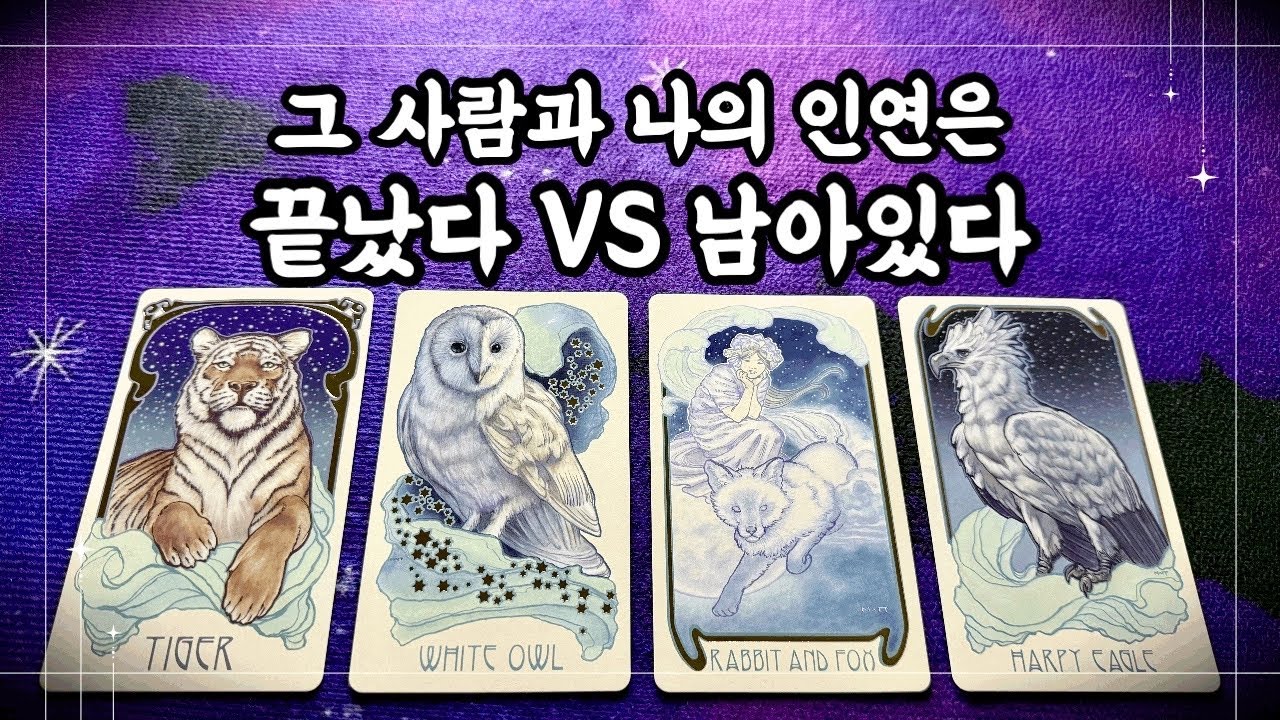 [타로] 그사람과 나의 인연은, 끝났다 VS 남아있다. #적중률타로