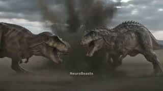 I Tried to Recreate the Jurassic World T-Rex vs Giganotosaurus Fight With AI