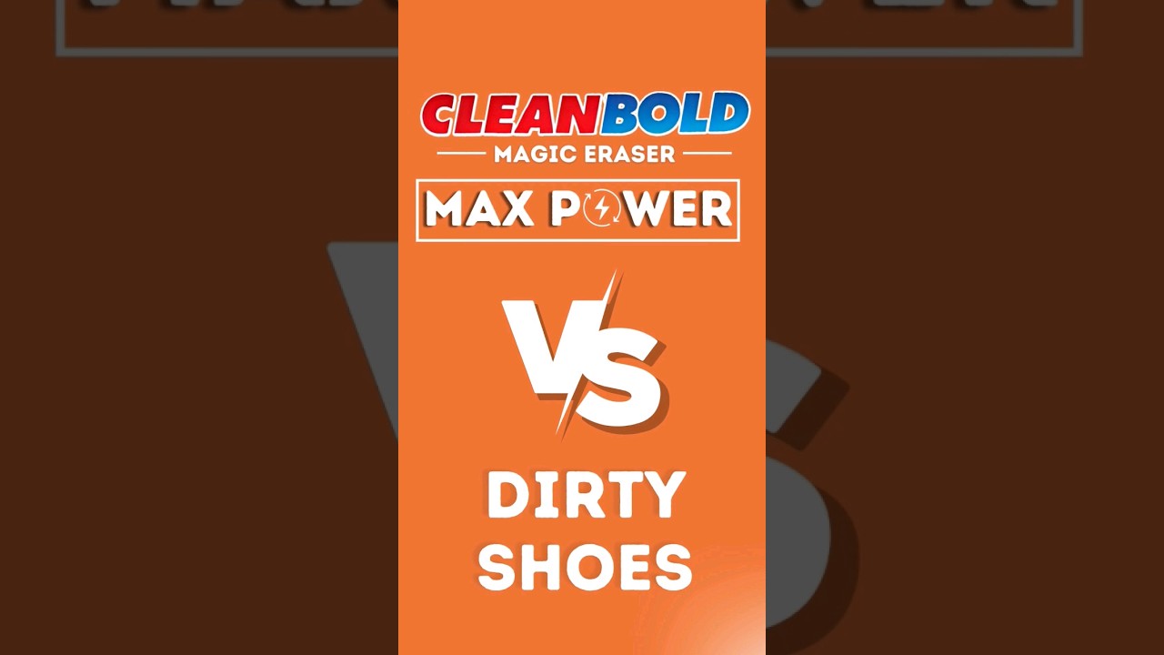 Renew your shoes with CleanBold's Magic Eraser! Say goodbye to dirt and stain💯 