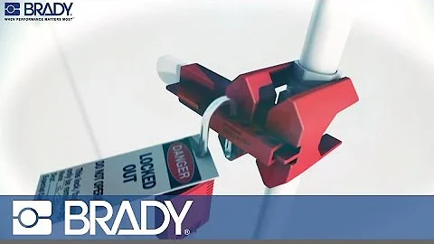 Brady Lockout Tagout Device Movie: Ball valve lockout