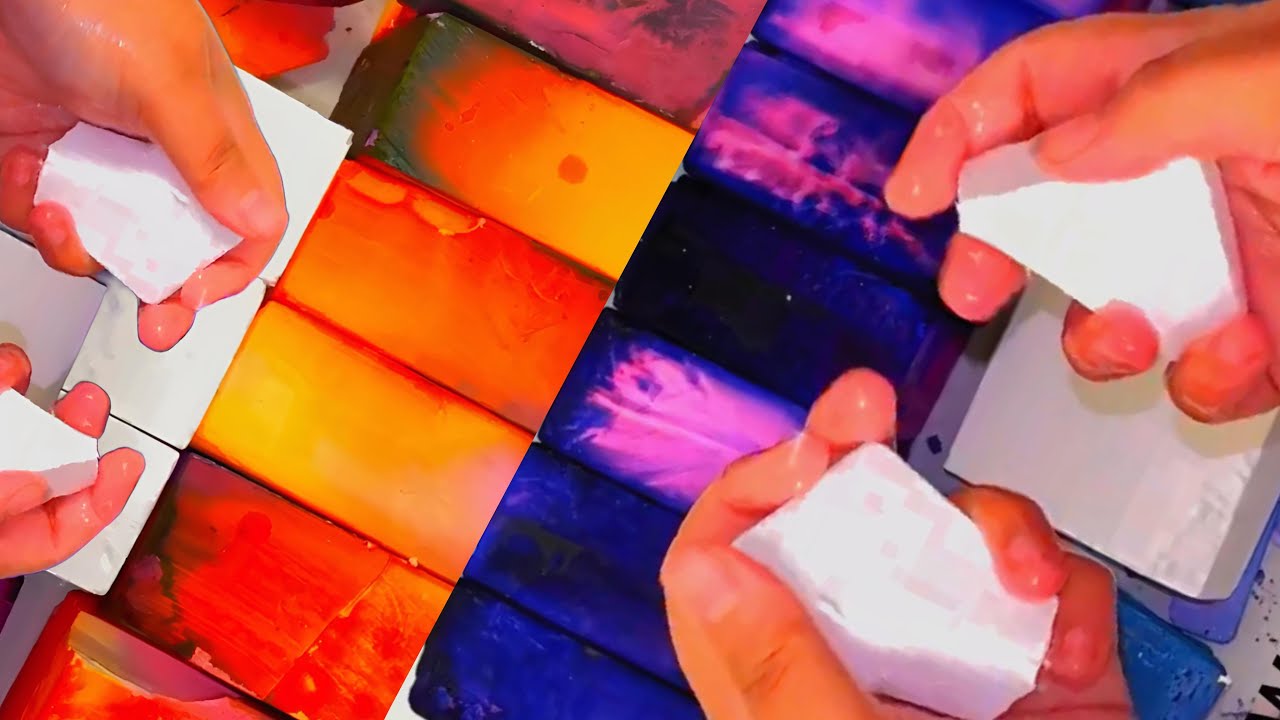 DYED SERIES: Vibrant Ombre Gym Chalk Crush @LizWithTheChalk EDIT #1 ...