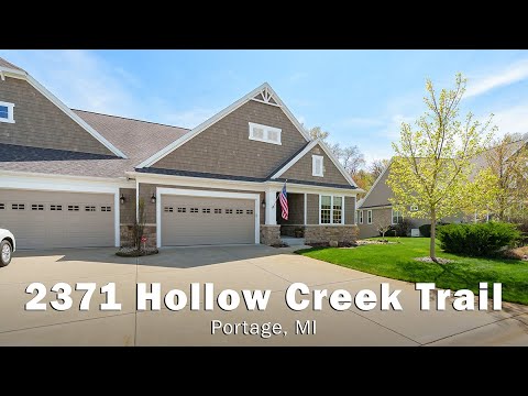 2371 Hollow Creek Trail, Portage, MI home video tour