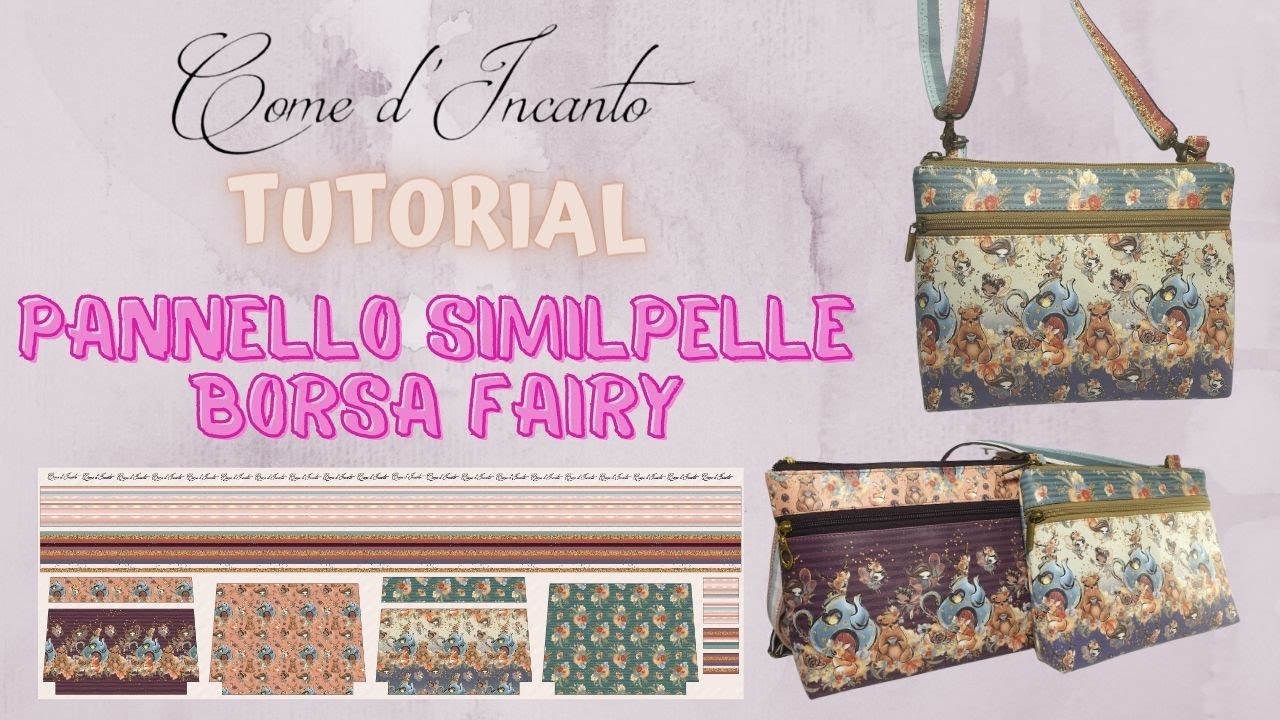 Borsa fa da te | Tutoral Pochette Maculata | Borse fa da te tutoral