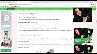 Apriori Algorithm || Lab Assignment ||...