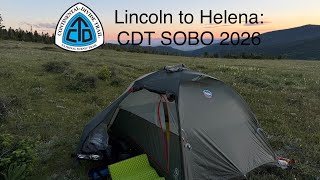 Lincoln to Helena: CDT SOBO 2026