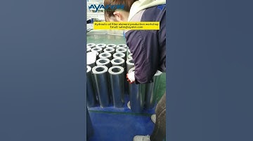Hydraulic oil filter element production workshop