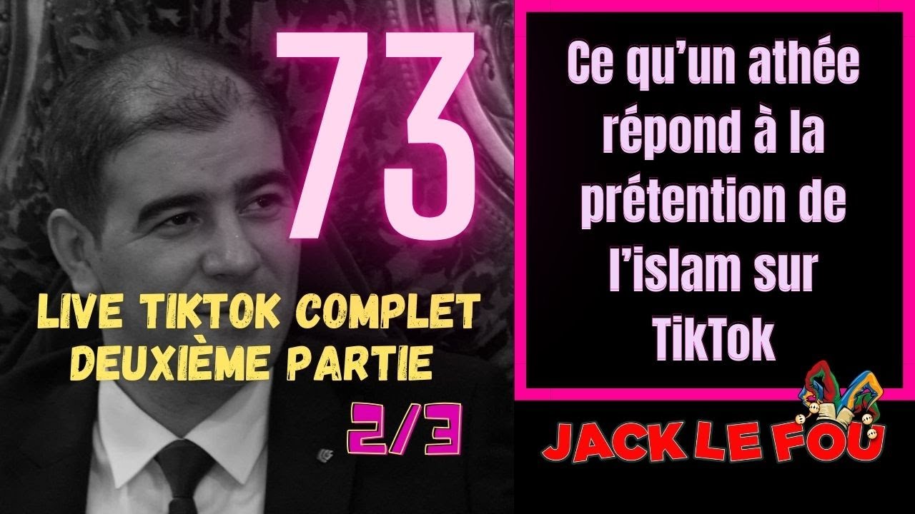 (Pr 1) Un athée face à l’autorité de l’islam sur TikTok « Quand la foi impose… la raison s’oppose. »