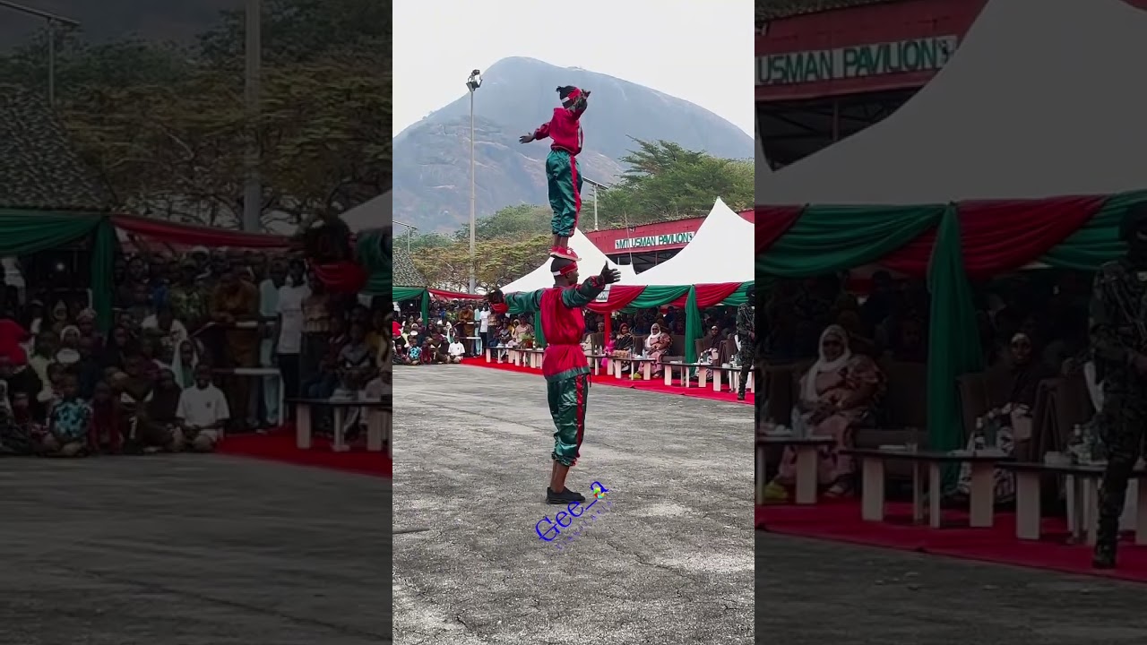 Excellent martial arts skills performed by a father and his daughter during the Guard Brigade WASA