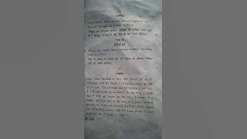 b.com 3 rd year h.p board question paper of fundamental of investment 2022