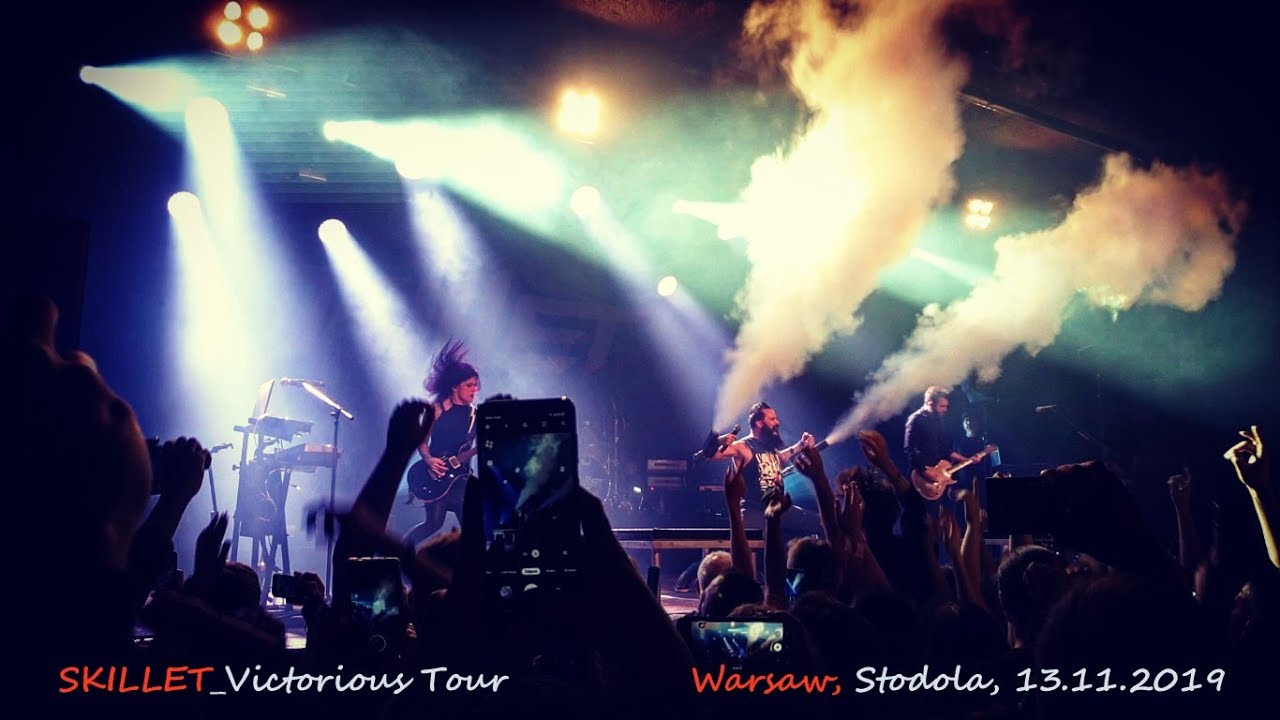 Skillet. Victorious Tour (Live in Warsaw, Stodola Club, 13.11.2019)