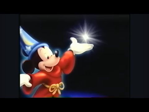 WALT DISNEY HOME VIDEO LOGO WITH SORCERER MICKEY Radio Version Ps Mickey Voices 