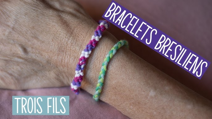 Tuto - faire un bracelet brésilien d'amitié bff 💖 (bracelet