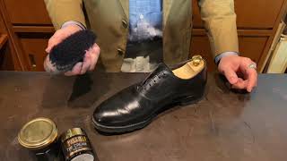 【靴磨き】（2020年）プロ直伝、ブラッシングの極意、乾拭きの極意