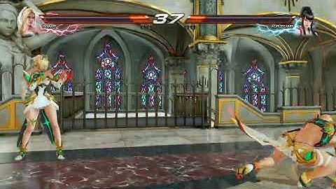 Tekken 7 mods | Nina 💥 Kazumi (Xenoblade Cosplay mod) | CPU vs CPU AI vs AI